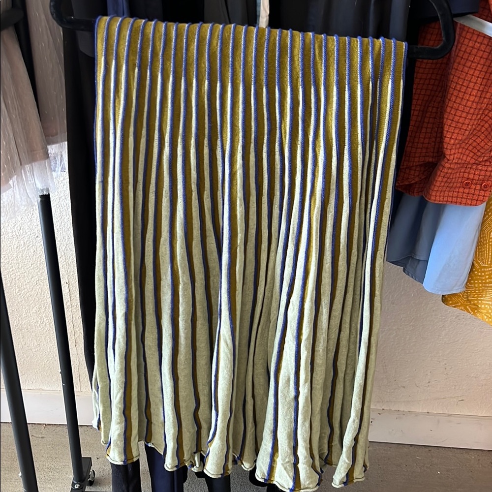 Catherine Andre Olive Green Knit Skirt